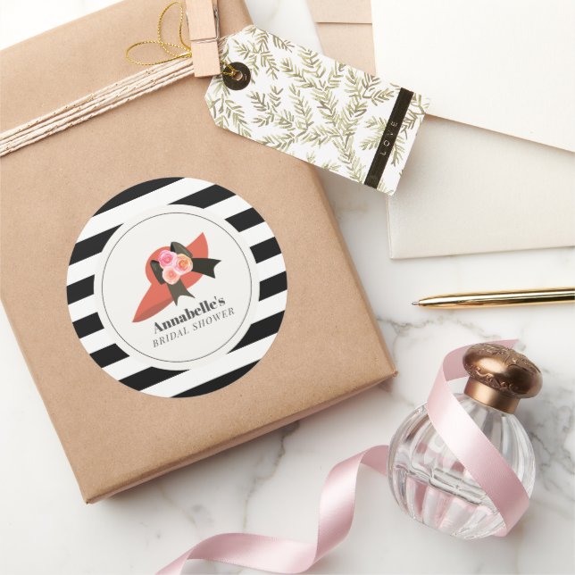 Sticker Rond Chapeau rouge de style Derby pour enterrement de v (Cadeaux)