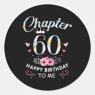 Sticker Rond Chapitre 60 Heureux Pour Moi 60E