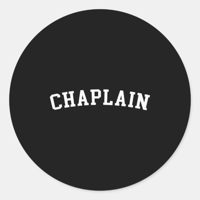 Sticker Rond Chaplain  (Devant)