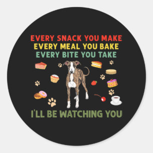 Sticker Rond Chaque collation que vous faites chaque repas que