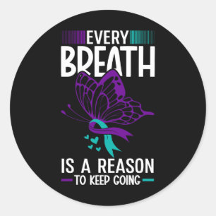 Sticker Rond Chaque Respiration Est Une Raison Pour Laquelle Un