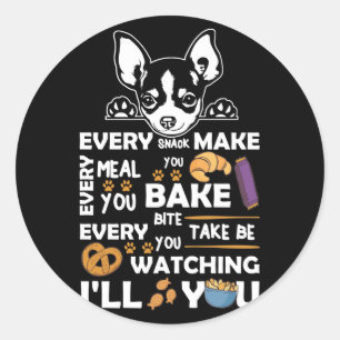Sticker Rond Chaque Snack Fait Chaque Repas Que Vous Cuisez Cha