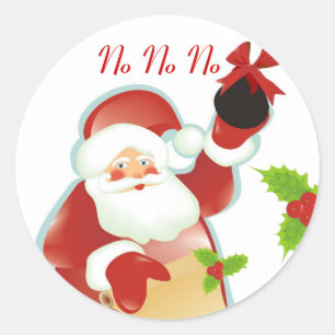 Sticker Rond Charbon de Noël