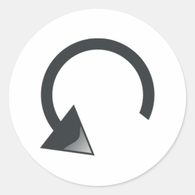Sticker Rond Chargement de la flèche (Devant)