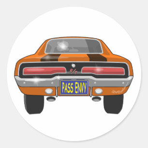 Sticker Rond Chargeur de 1969 Dodge