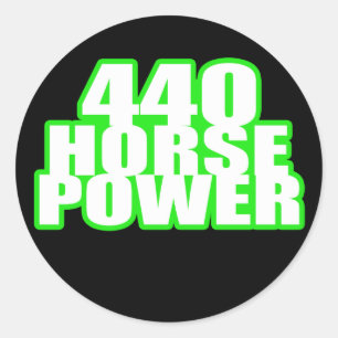 Sticker Rond chargeur vert du hemi 440
