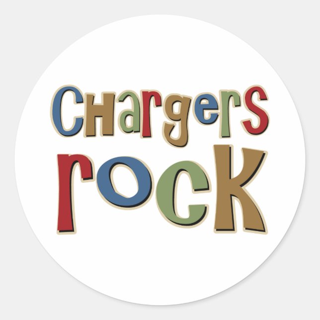 Sticker Rond Chargeurs Rock (Devant)