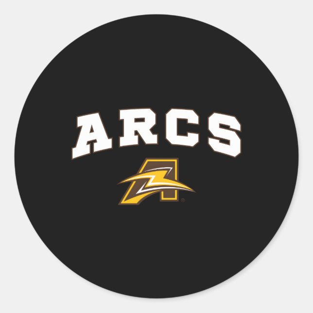 Sticker Rond Charles F Brush High School Arcs (Devant)