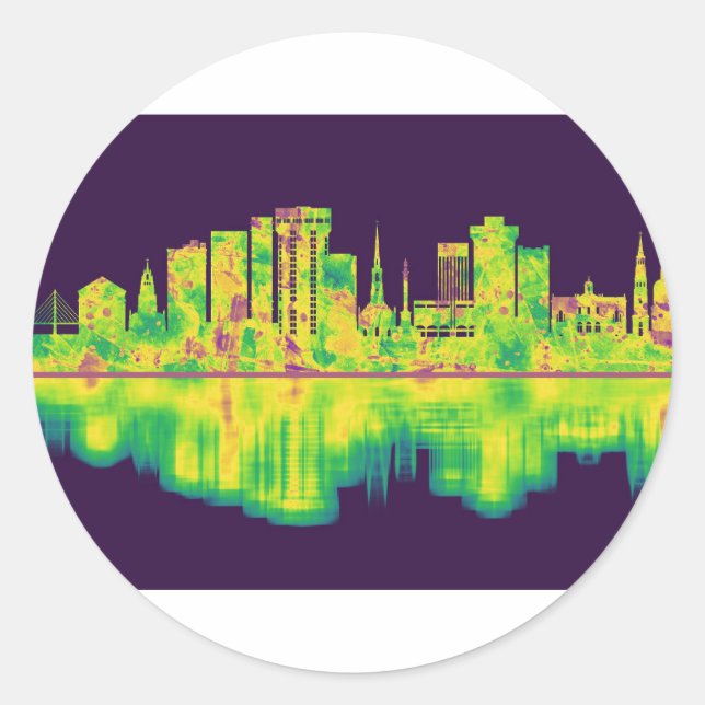 Sticker Rond Charleston Caroline du Sud (Devant)