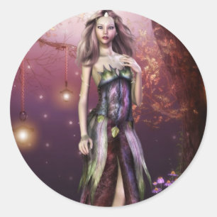 Sticker Rond Charmé