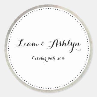 Sticker Rond Charme vintage