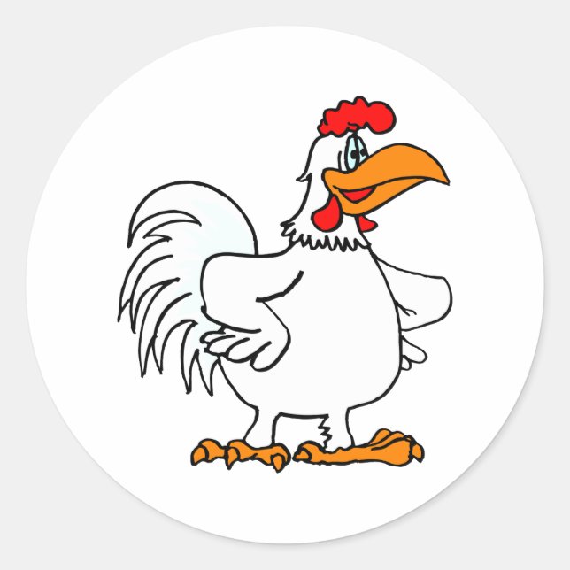 Sticker Rond Charmichael Chicken (Devant)
