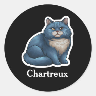 Sticker Rond Chartreux