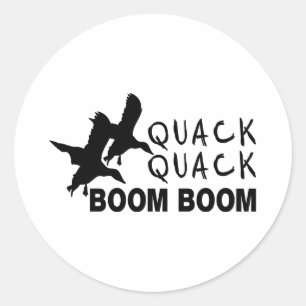 STICKER ROND CHASSE DE CANARD