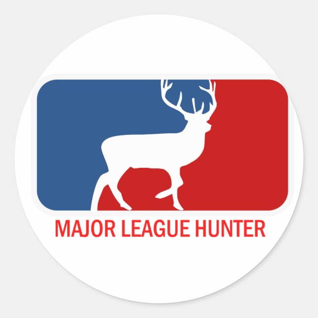 Sticker Rond Chasseur de la Ligue majeure (Devant)