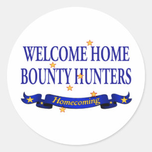 Sticker Rond Chasseurs de générosité à la maison bienvenus
