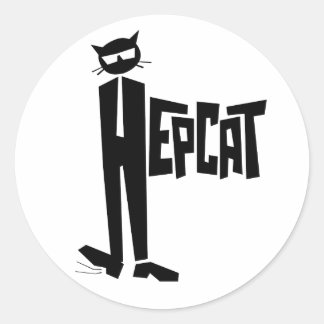Sticker Rond Chat debat