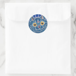 Sticker Rond Chat gothique vintage (1925/1939)