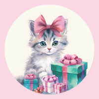 Chat Kitty sucré Grosse chatte rose