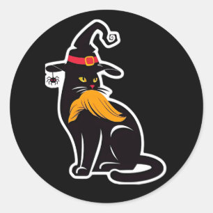 Sticker Rond Chat Ladies Kamala Harris 2024