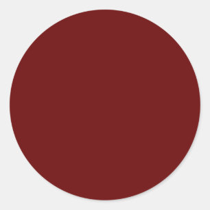 Sticker Rond châtaigne foncé, mauve foncé, pourpre mousseux,