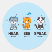 Chats de l'entendre voir parler aucun mal / Autoco