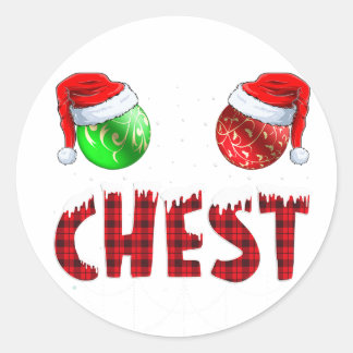 Sticker Rond Chats Santa Chapeau Noël Drôle Noël Arbre Femmes H