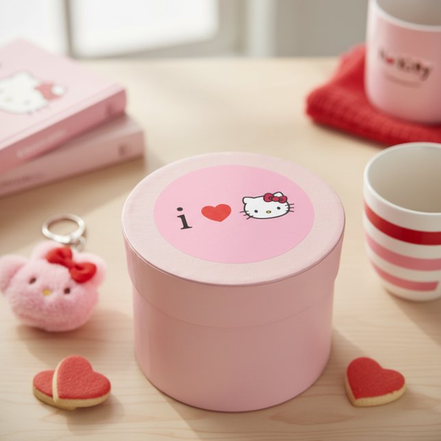 Sticker Rond Chatte (Créateur téléchargé)