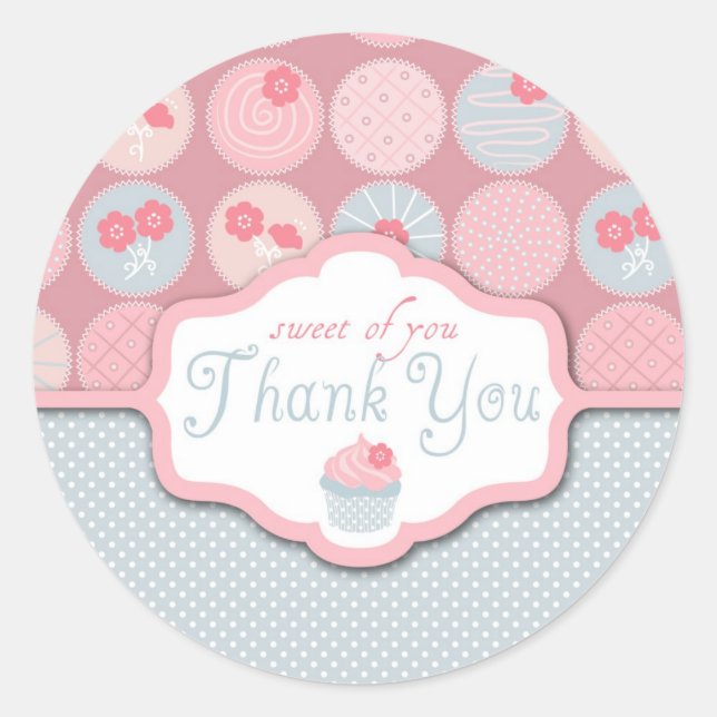 Sticker Rond Chatte fille TY (Devant)