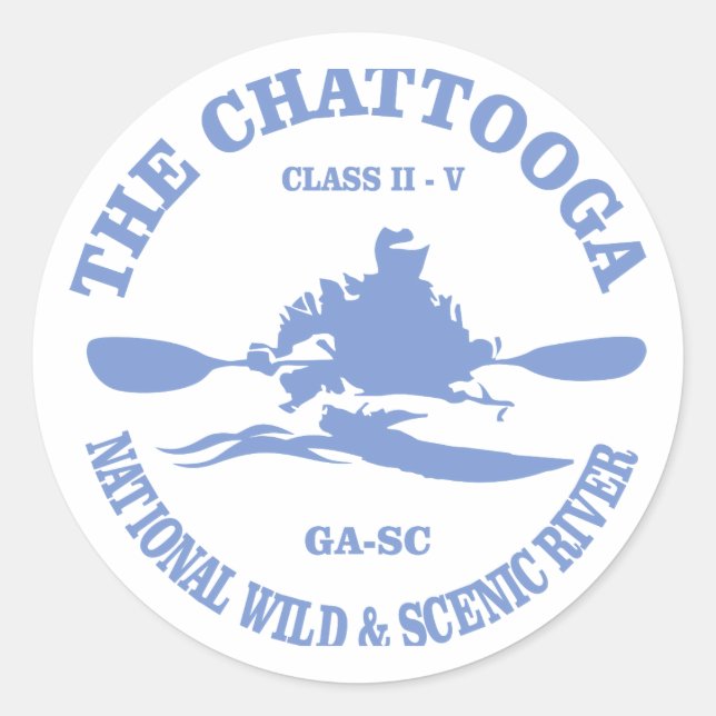 Sticker Rond Chattooga NWSR (Devant)