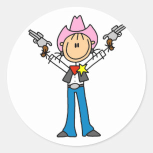 Sticker Rond Chaussure Figure Chirurgie Sheriff Tshirts