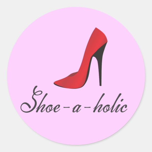 Sticker Rond Chaussure-un-holic (Devant)
