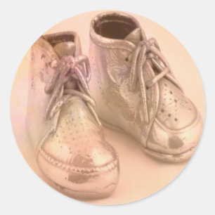 Sticker Rond Chaussures pour bébés