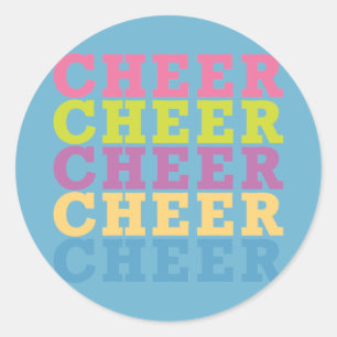 Sticker Rond Cheer