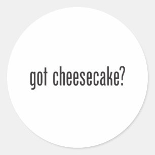 Sticker Rond cheesecake
