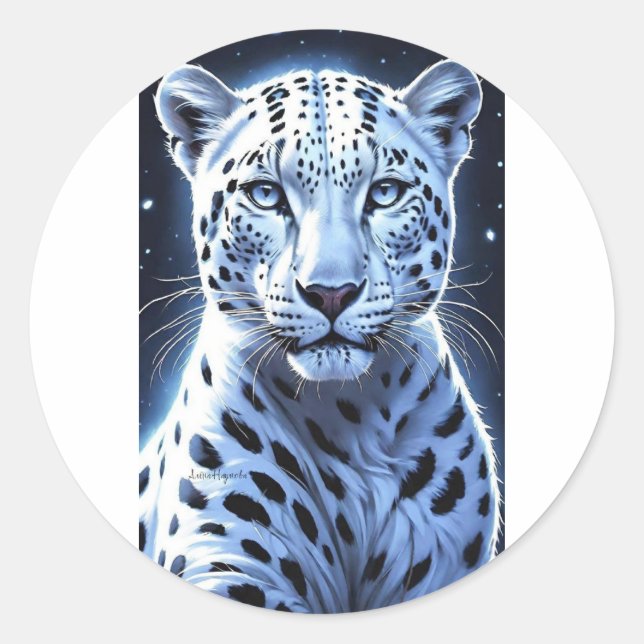 Sticker Rond Cheetah (Devant)