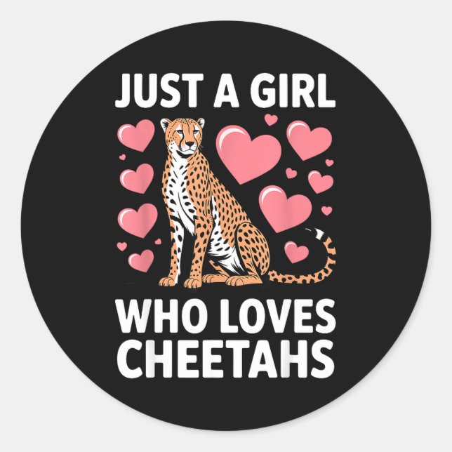 Sticker Rond Cheetah Costume For Women Girls African Cheetah Lo (Devant)