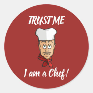 Sticker Rond Chef