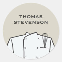 Chef cuisinier, Uniforme avec Whisk