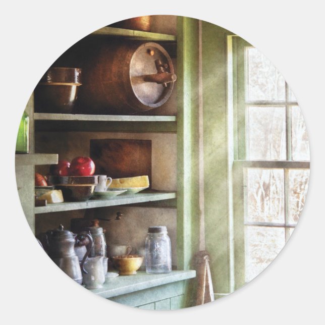 Sticker Rond Chef - Nécessité de cuisine (Devant)