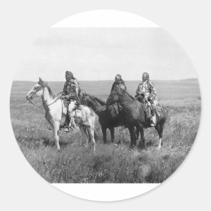 Sticker Rond Chefs Piegan Blackpieds