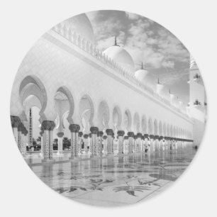 Sticker Rond Cheik Zayed Mosque