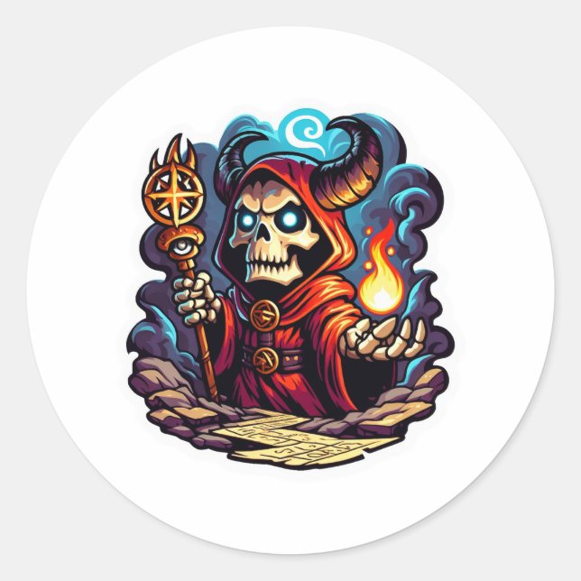 Sticker Rond Chemin de l'exil (Devant)