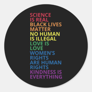 Sticker Rond Chemise allié LGBT