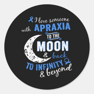 Sticker Rond Chemise Apraxia Sensibilisation - Chemise Apraxia 