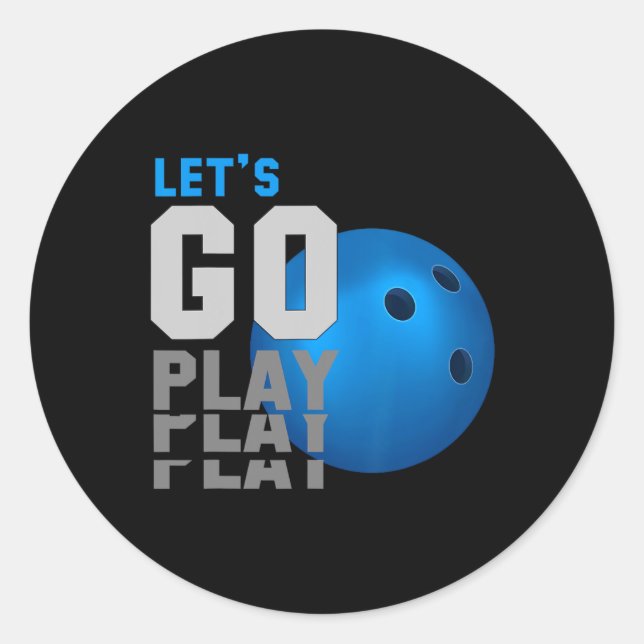Sticker Rond Chemise De Bowling Pour Hommes (Devant)