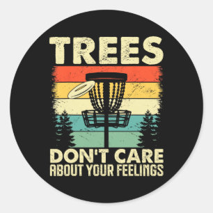Sticker Rond Chemise de disc golf pour hommes Papa joueur de di