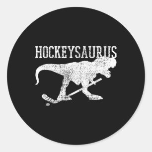 Sticker Rond Chemise de hockey sur glace Hockey sur gazon T Rex