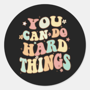 Sticker Rond Chemise De Jour Enseignant Vous Pouvez Faire Des C