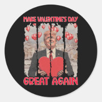 Chemise de la Saint-Valentin Trump Faire de la Sai